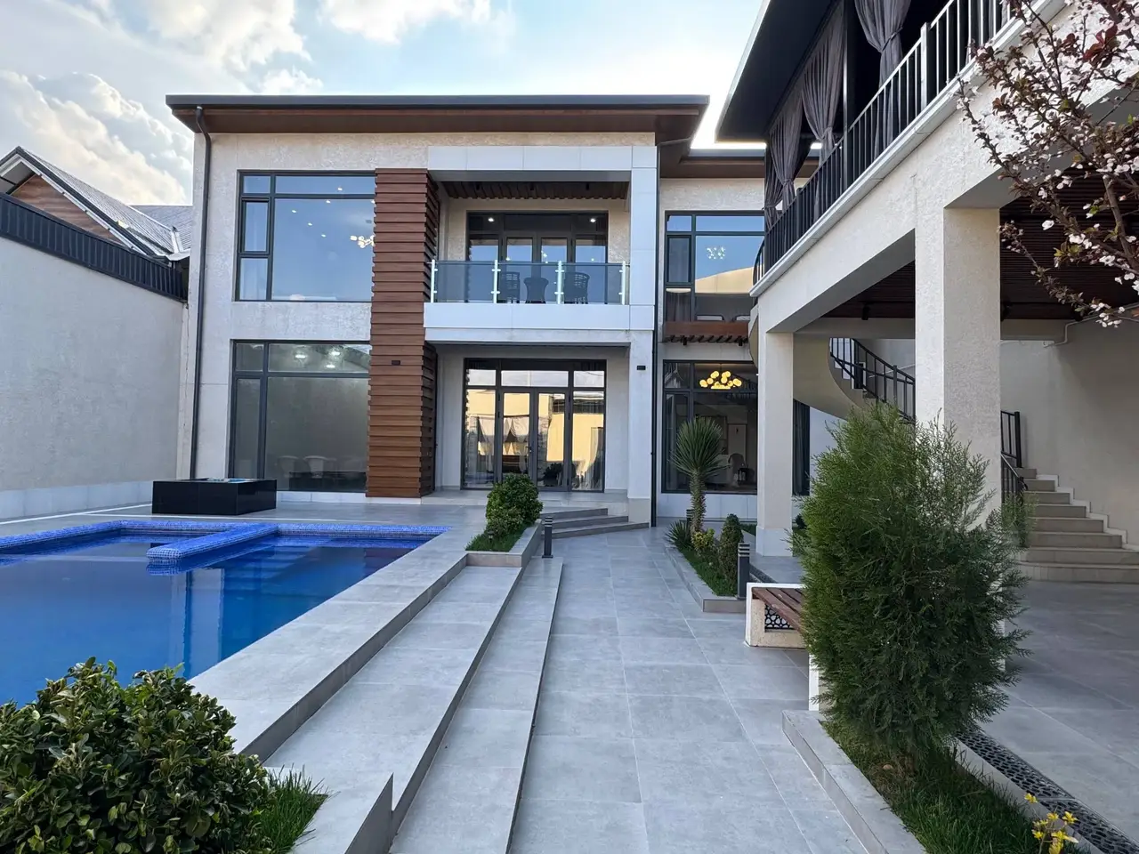 Modern Villa Corner House - Dacha Tashkent Chorvoq Qoronqul Gazalkent Usbekistan
